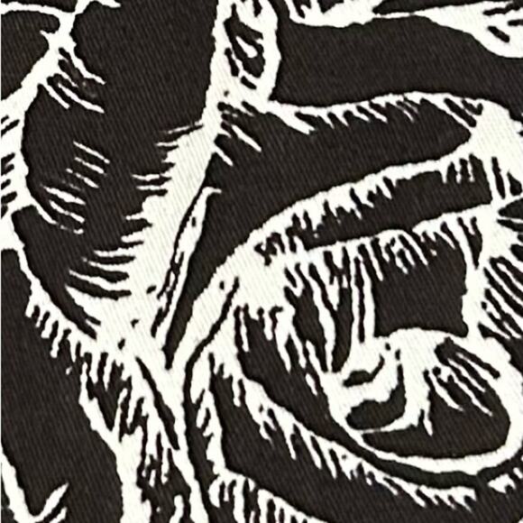 Women’s 50’s Black and White Floral Halter Retro 50’s Pin Up Dress Size Small - Picture 4 of 11